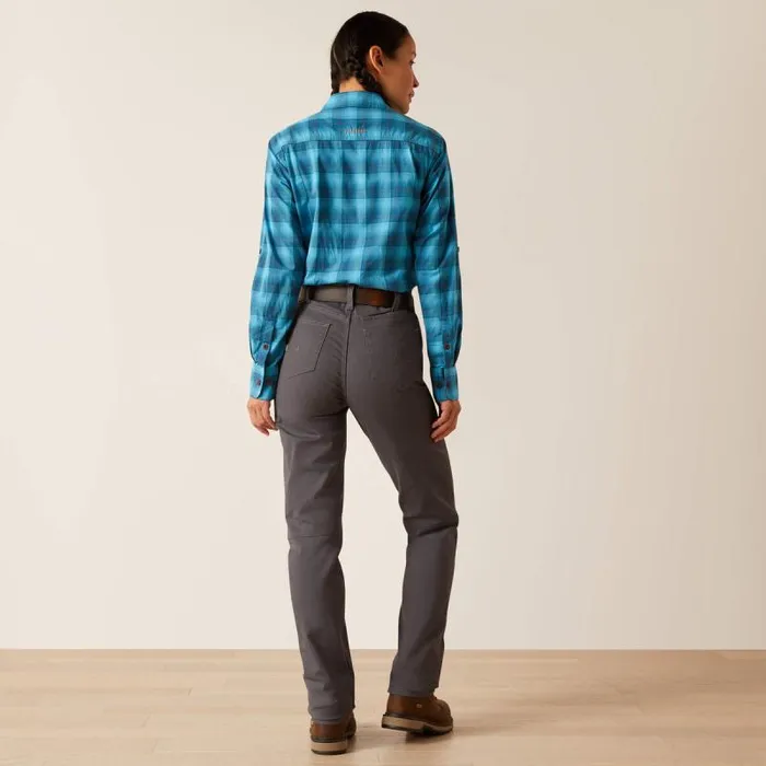 Women Pants and Shorts Ariat Rebar PR Made Tough Straight Pant Rebar Grey Women Pants and Shorts Ariat Rebar PR Made Tough Straight Pant Rebar Grey