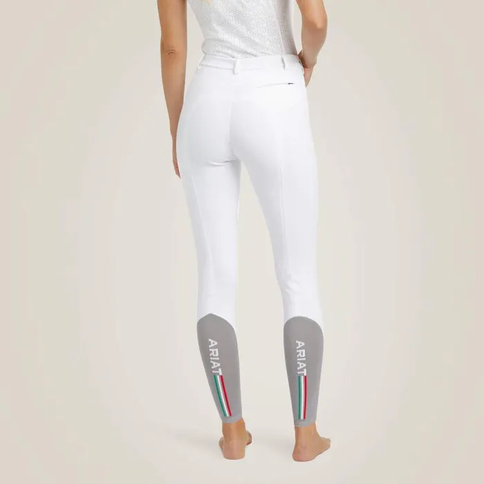 Women Pants and Shorts Ariat Speranza Knee Patch Breech White