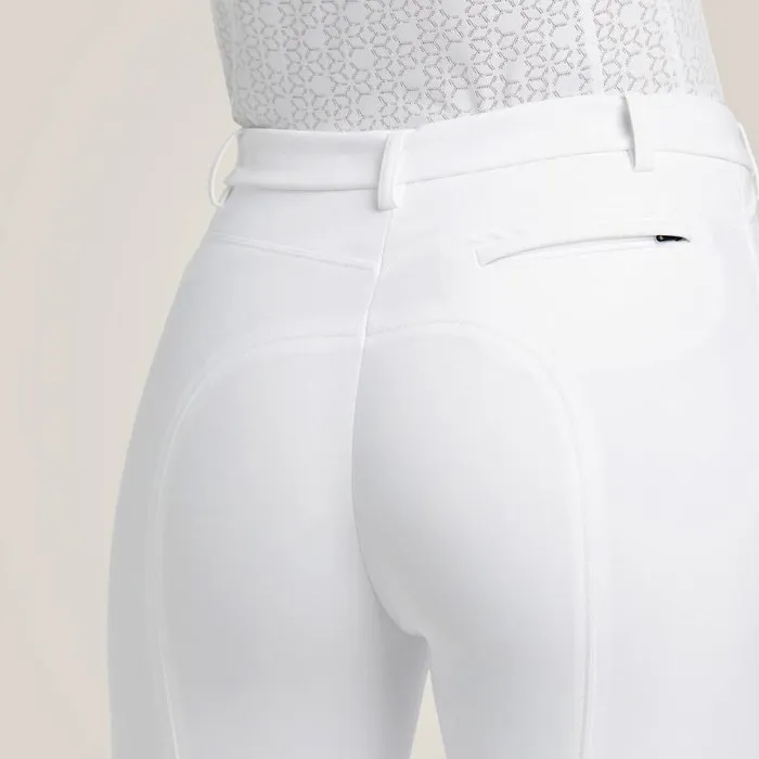 Women Pants and Shorts Ariat Speranza Knee Patch Breech White