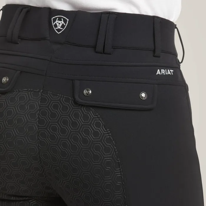 Women Pants and Shorts Ariat Tri Factor Frost Insulated Full Seat Breech Black