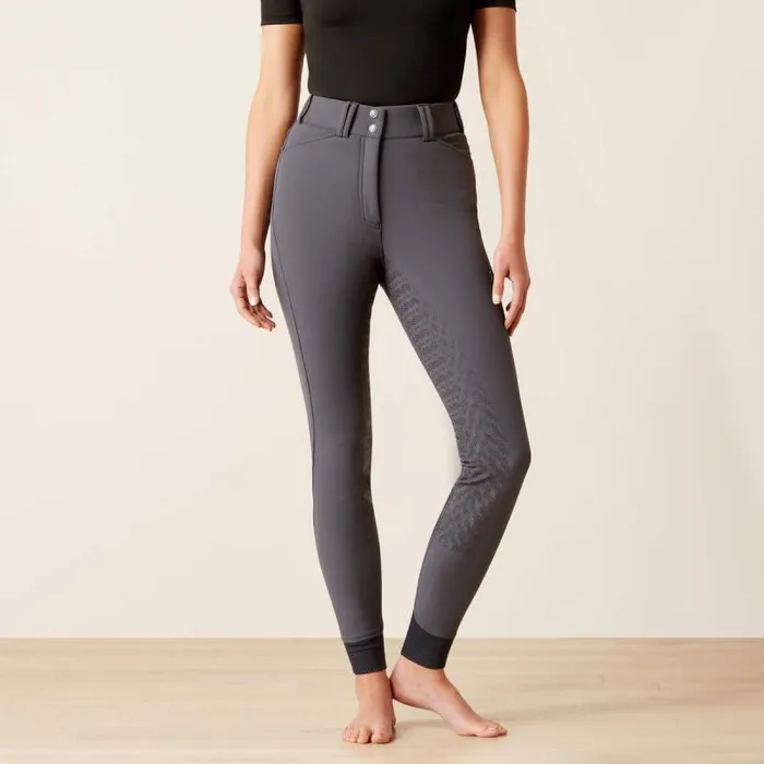 Women Pants and Shorts Ariat Tri Factor Frost Insulated Full Seat Breech Ebony Women Pants and Shorts Ariat Tri Factor Frost Insulated Full Seat Breech Ebony
