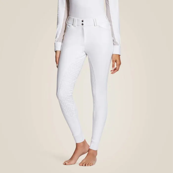 Women Pants and Shorts Ariat Tri Factor Grip Full Seat Breech White