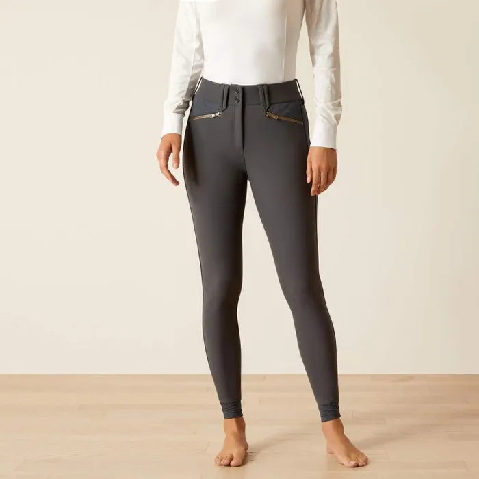 Women Pants and Shorts Ariat Tri Factor X Bellatrix Full Seat Breech Ebony Grey Women Pants and Shorts Ariat Tri Factor X Bellatrix Full Seat Breech Ebony Grey