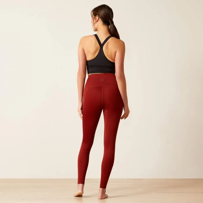 Women Pants and Shorts Ariat Venture Thermal Half Grip Tight Fired Brick Women Pants and Shorts Ariat Venture Thermal Half Grip Tight Fired Brick