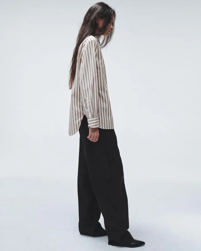 Women Pants Rag 038 Bone Donovan Linen Pant Black