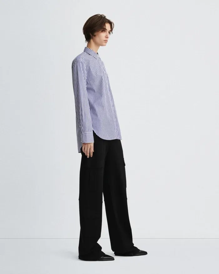Women Pants Rag 038 Bone Irina Ponte Cargo Pant Black