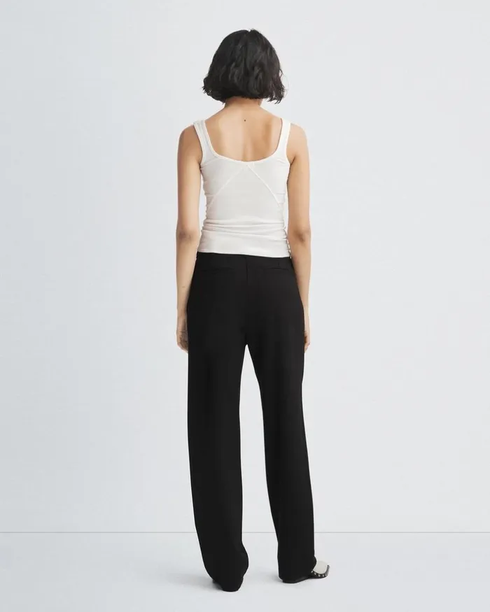 Women Pants Rag 038 Bone Irina Ponte Trouser Black