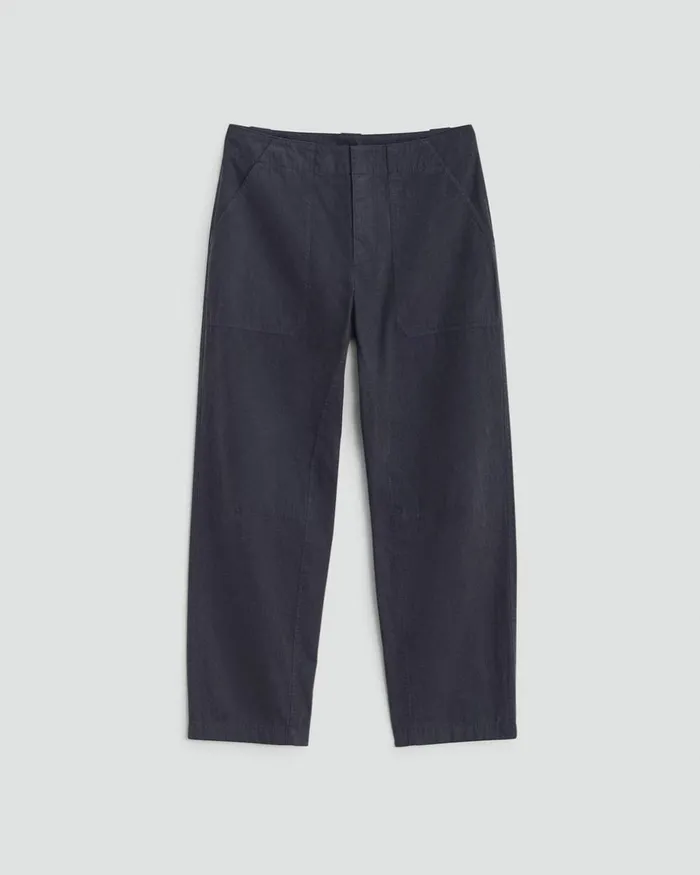 Women Pants Rag 038 Bone Leyton Workwear Cotton Pant Black
