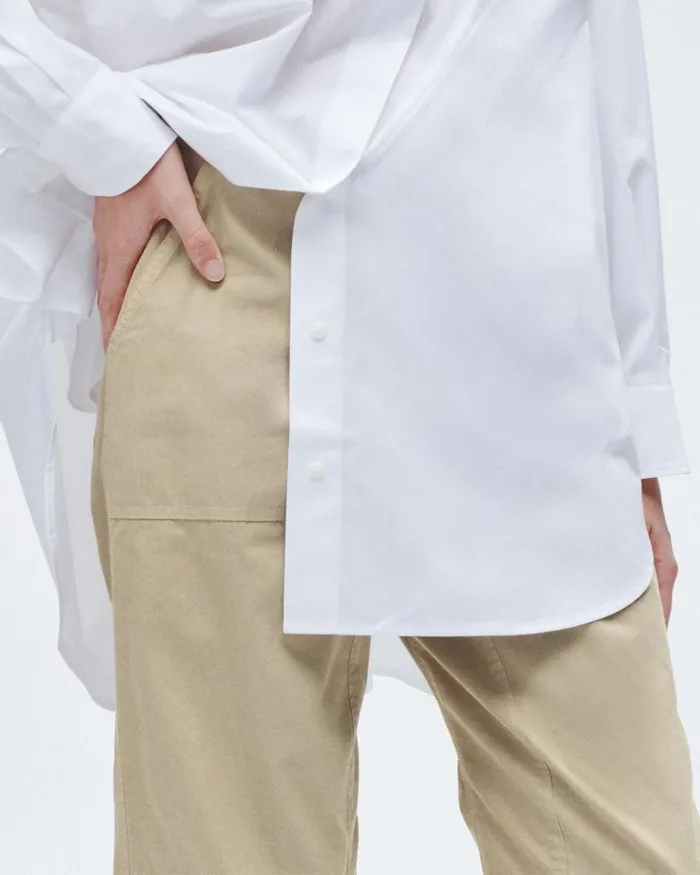 Women Pants Rag 038 Bone Leyton Workwear Cotton Pant Khaki