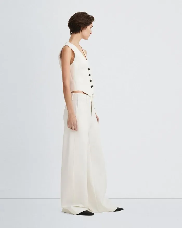 Women Pants Rag 038 Bone Sofie Ponte Pant Ivory