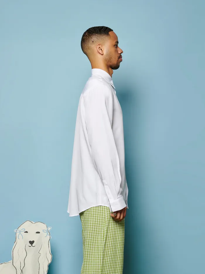 Women Penny Embroidered Shirt Pearled Ivory Sister Jane Tops