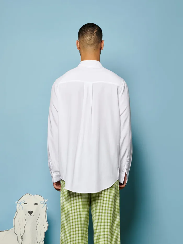 Women Penny Embroidered Shirt Pearled Ivory Sister Jane Tops