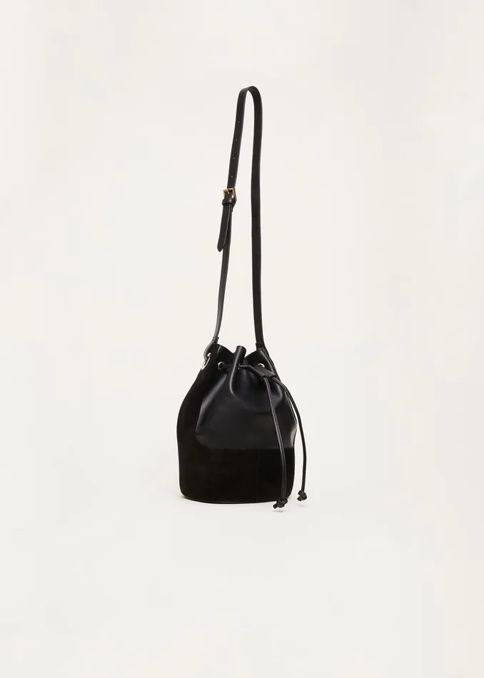 Women Phase Eight Bags and Clutches Bucket Shoulder Bag Black