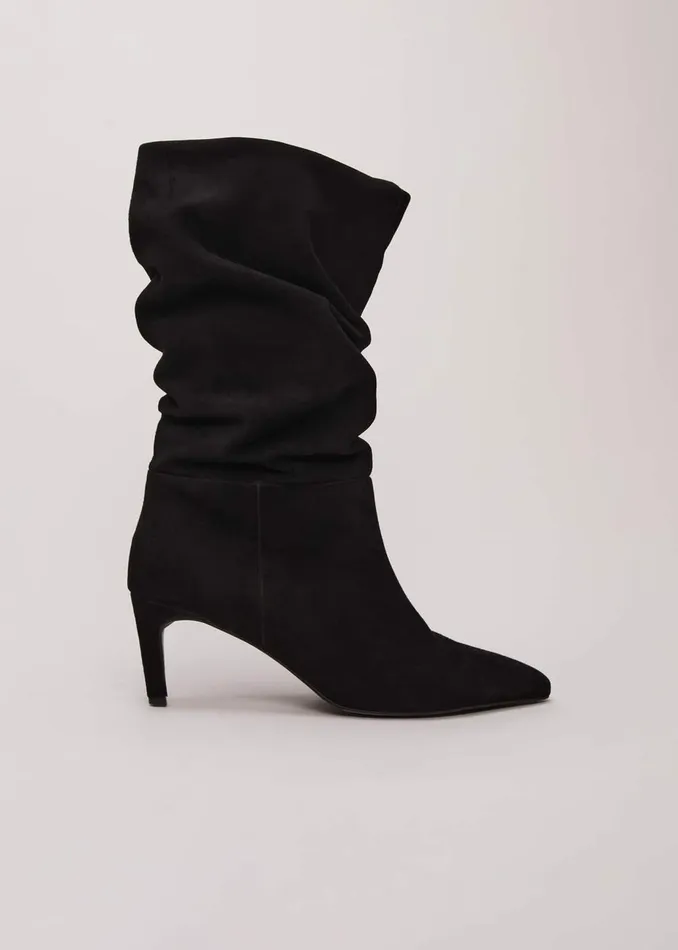Women Phase Eight Boots Black Suede Boots Black