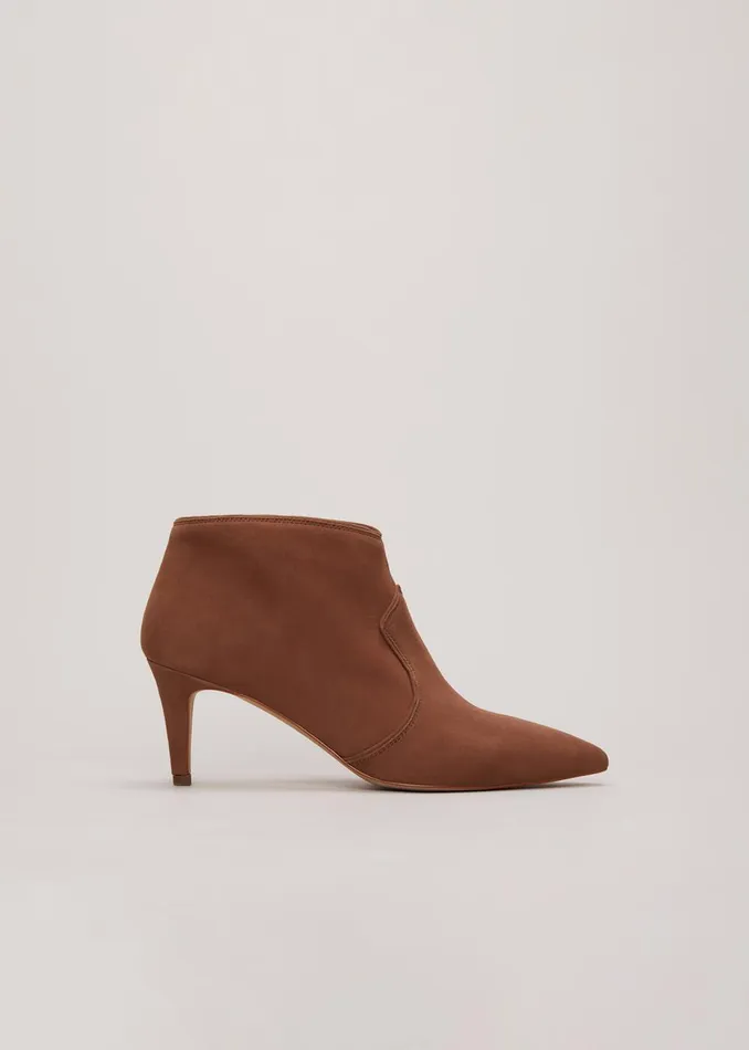 Women Phase Eight Boots Brown Leather Boots Tan