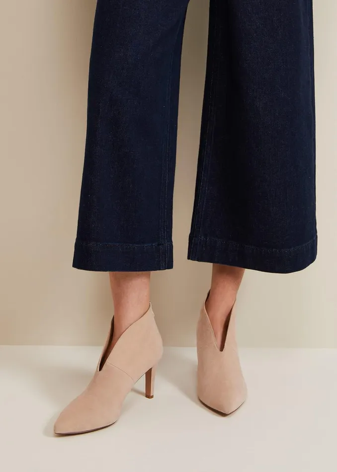 Women Phase Eight Boots Cut Out Shoe Boots Neutral