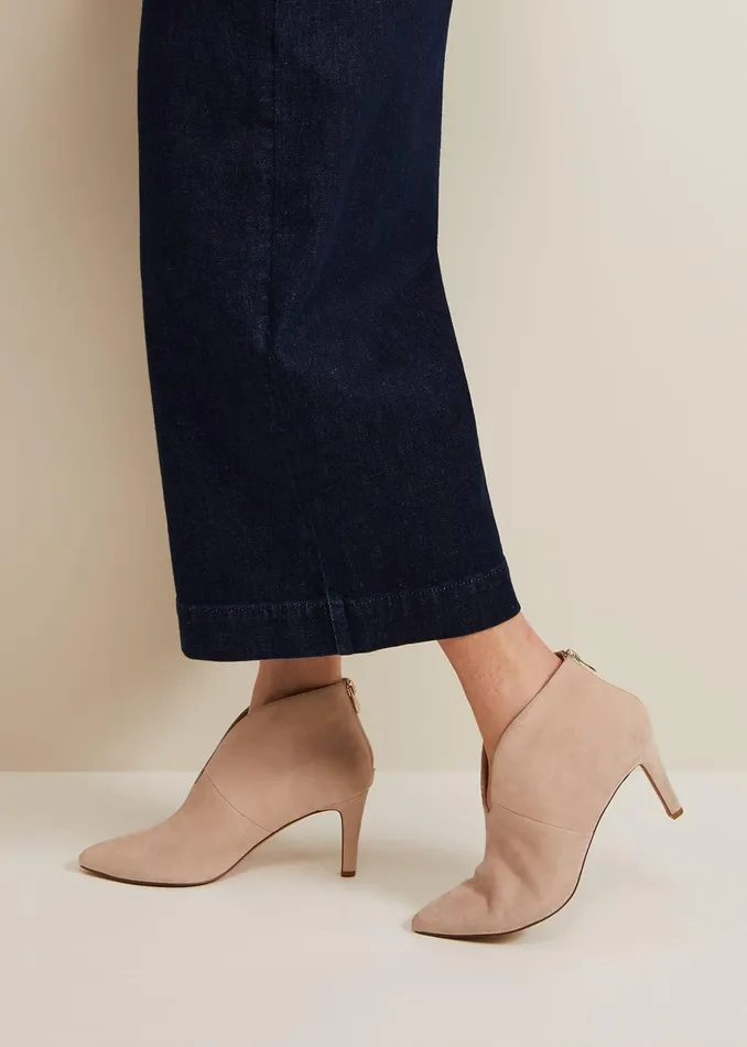 Women Phase Eight Boots Cut Out Shoe Boots Neutral