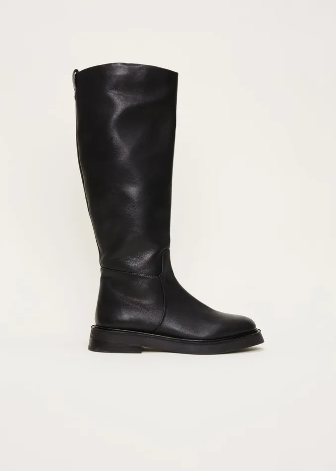 Women Phase Eight Boots Flat Knee High Boot Black