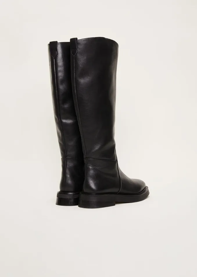 Women Phase Eight Boots Flat Knee High Boot Black