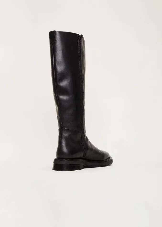 Women Phase Eight Boots Flat Knee High Boot Black
