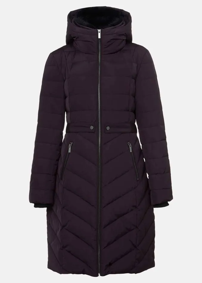 Women Phase Eight Coats Bobbie Burgundy Puffer Coat Burgundy