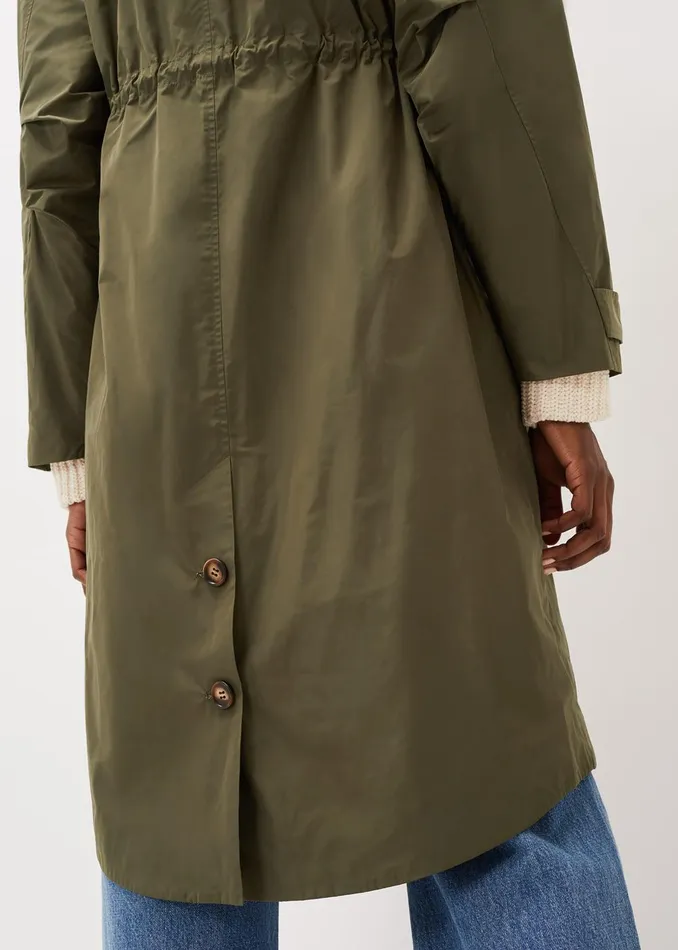 Women Phase Eight Coats Chloe Longline Parka Coat Khaki