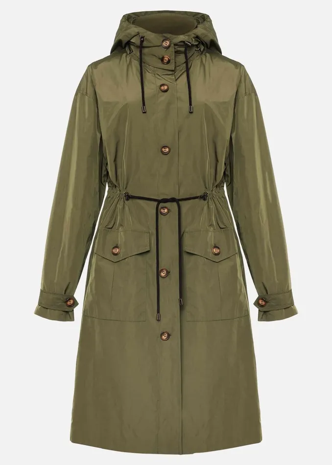 Women Phase Eight Coats Chloe Longline Parka Coat Khaki
