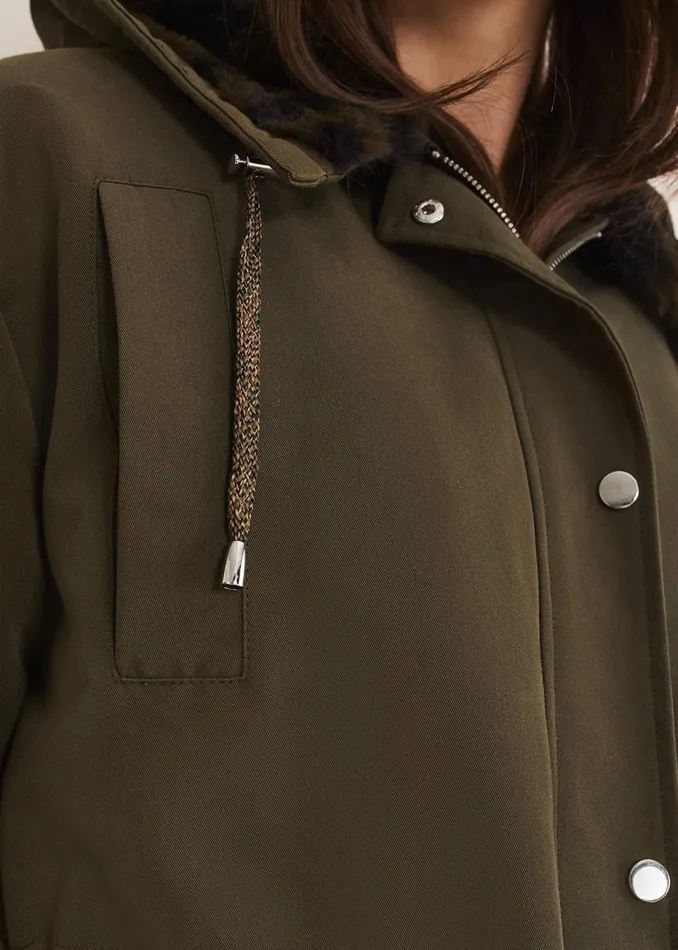 Women Phase Eight Coats Clara Shower Proof Parka Olive