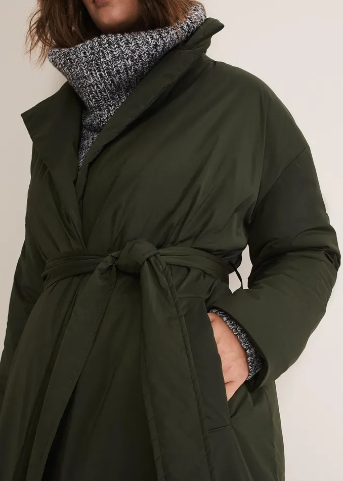 Women Phase Eight Coats Erin Long Puffer Coat Bottle Green