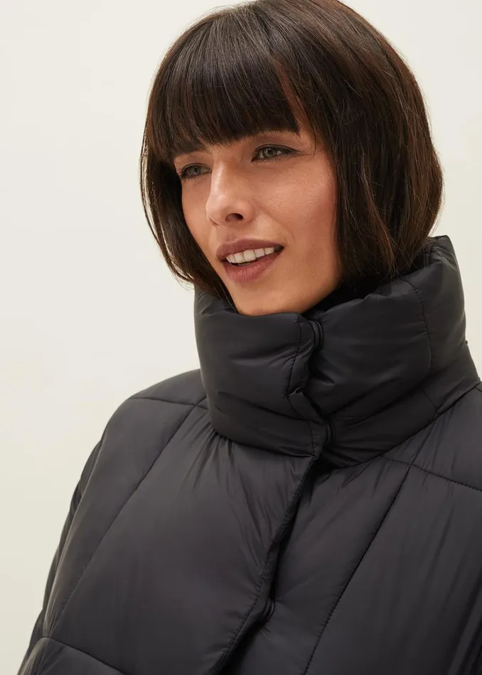 Women Phase Eight Coats Eshima Short Puffer Coat Black