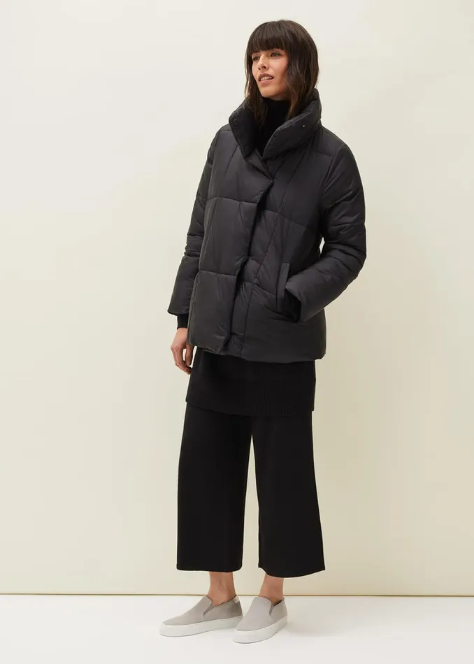 Women Phase Eight Coats Eshima Short Puffer Coat Black