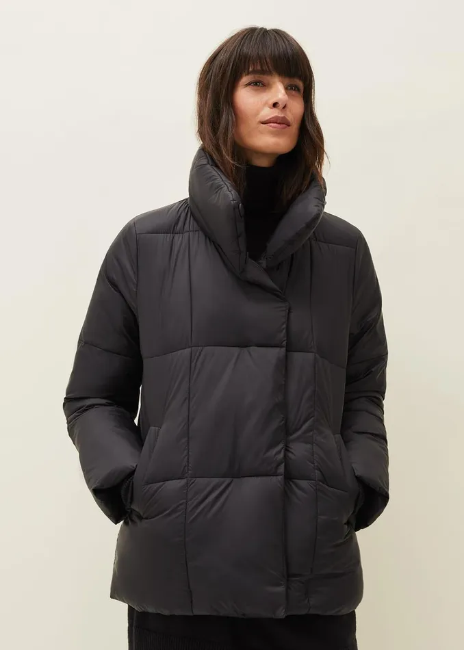 Women Phase Eight Coats Eshima Short Puffer Coat Black