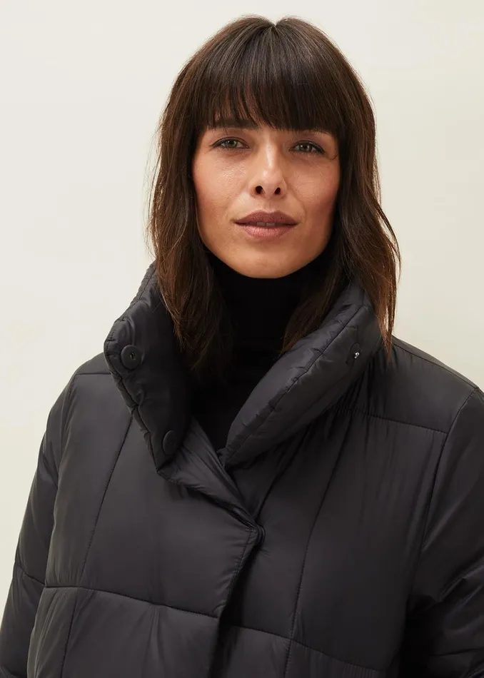 Women Phase Eight Coats Eshima Short Puffer Coat Black