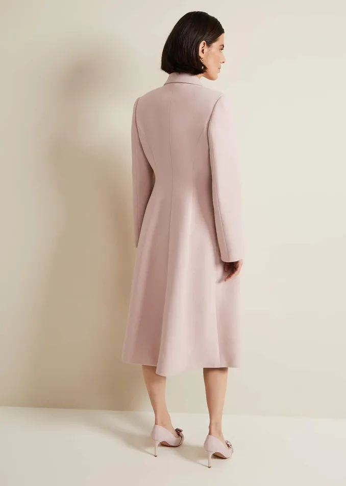Women Phase Eight Coats Juliette Crepe Coat Pink