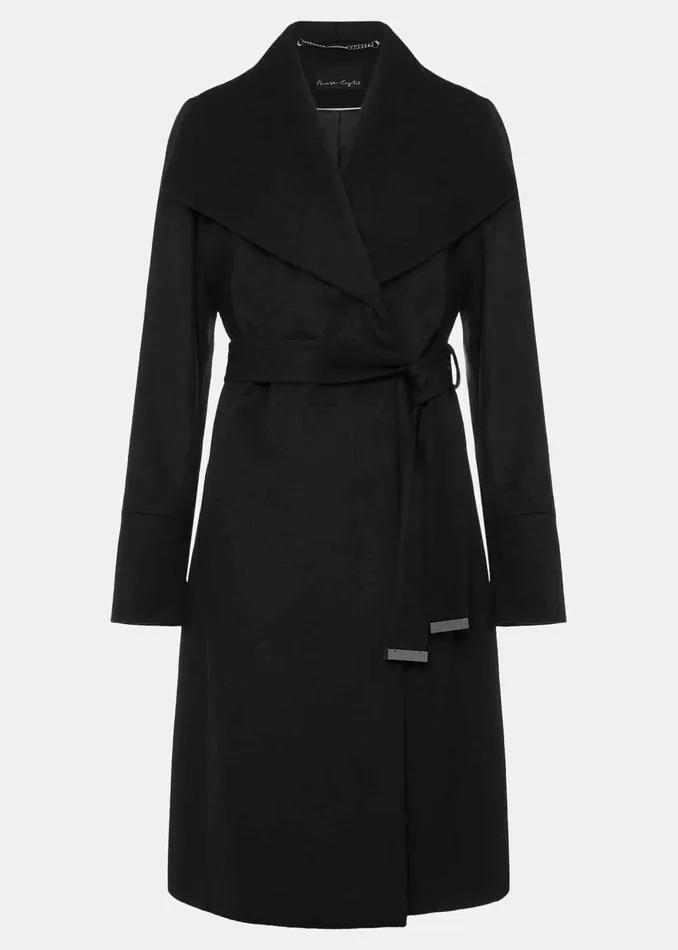 Women Phase Eight Coats Nicci Dark Green Wool Smart Coat Dark Green