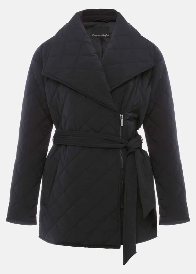 Women Phase Eight Coats Nila Short Quilted Puffer Black