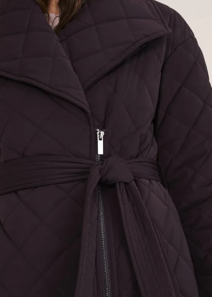Women Phase Eight Coats Nila Short Quilted Puffer Plum