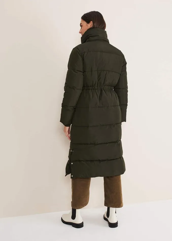 Women Phase Eight Coats Rae Asymetric Puffer Green