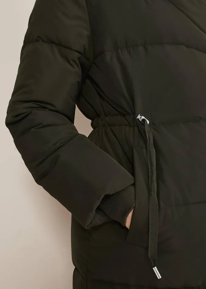 Women Phase Eight Coats Rae Asymetric Puffer Green