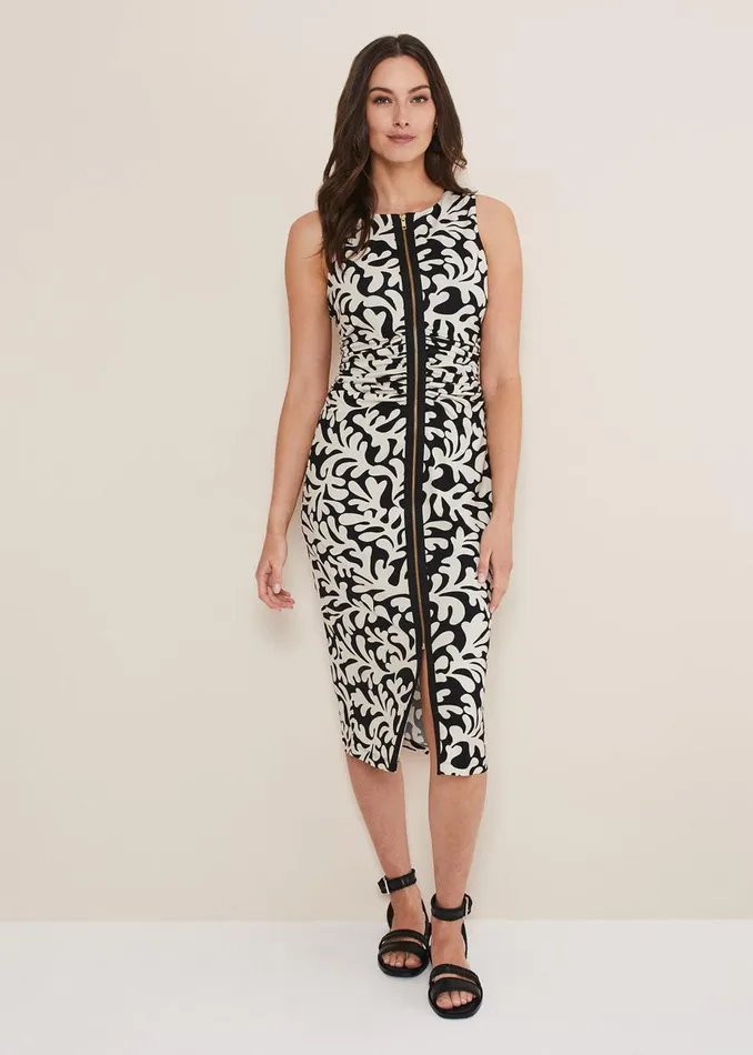 Women Phase Eight Day Dresses Ally Sleeveless Dress Blackstone
