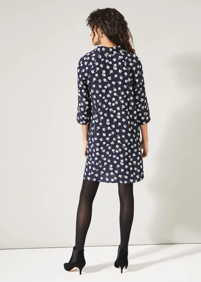 Women Phase Eight Day Dresses Bella Floral Dress Navyivory
