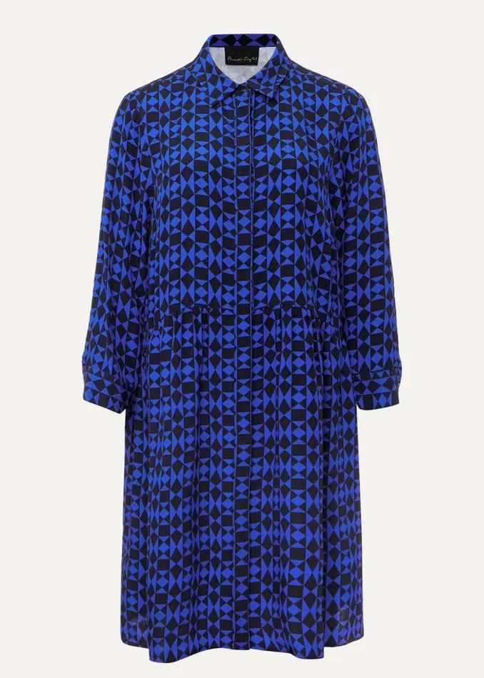 Women Phase Eight Day Dresses Bregitta Geo Swingdress Blackblue