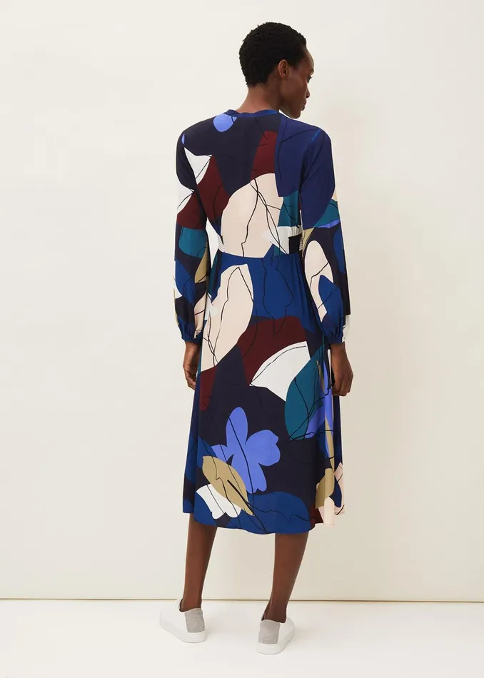 Women Phase Eight Day Dresses Carmen Print Shirt Dress Bright Multi