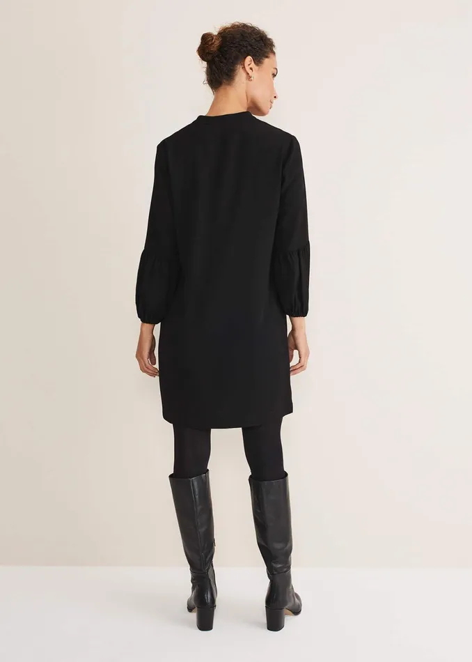 Women Phase Eight Day Dresses Charlotte Tunic Dress Black