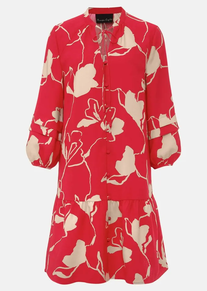 Women Phase Eight Day Dresses Claira Floral Dress Rednude