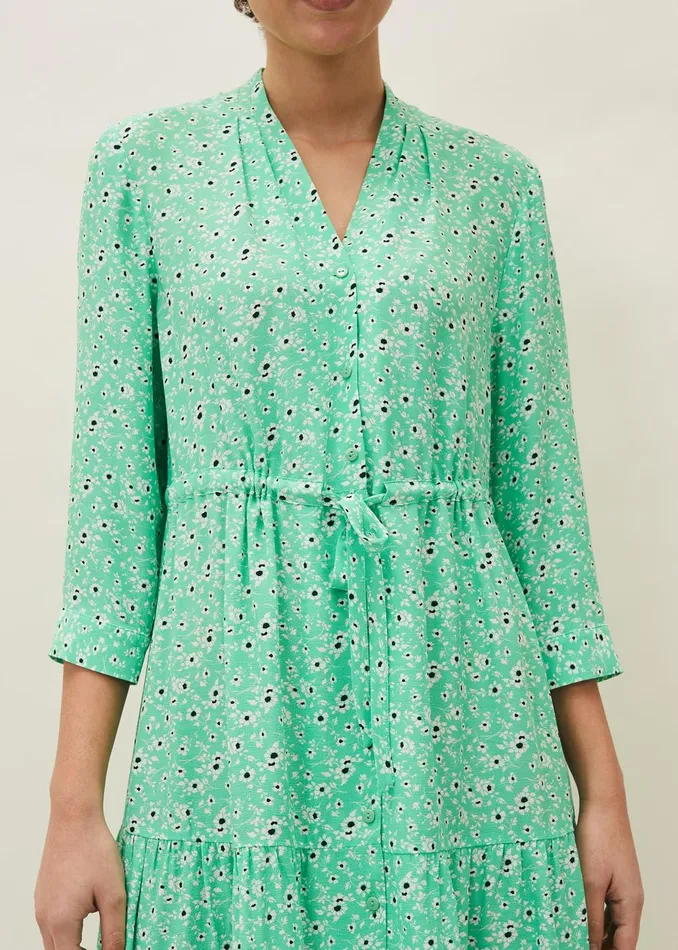 Women Phase Eight Day Dresses Diana Floral Swing Dress Green