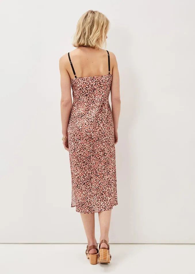 Women Phase Eight Day Dresses Ellerie Printed Slip Dress Natural