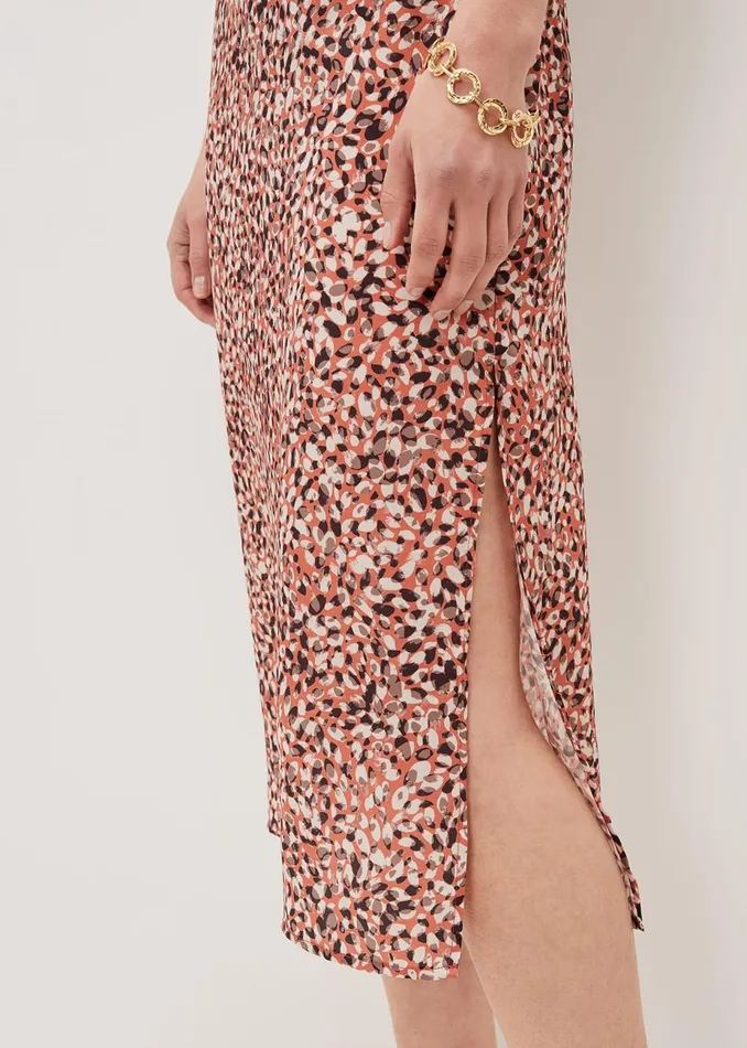 Women Phase Eight Day Dresses Ellerie Printed Slip Dress Natural