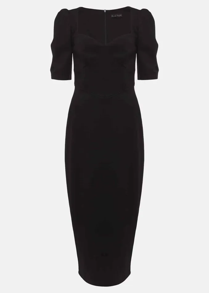 Women Phase Eight Day Dresses Indy Corset Bodycon Dress Black