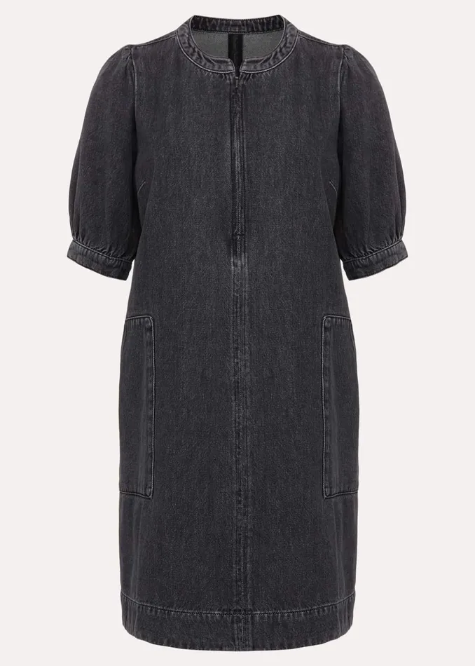 Women Phase Eight Day Dresses Jett Denim Shift Dress Grey